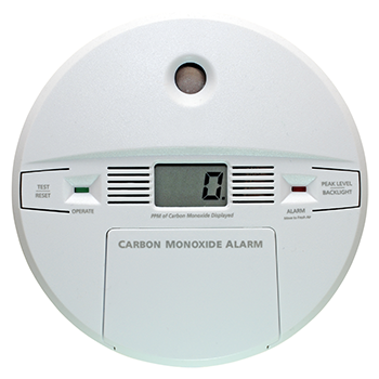 Install CO detector to prevent carbon monoxide poisoning!