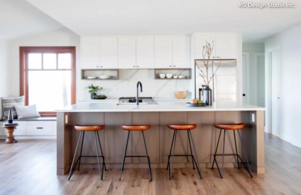 三口之家的现代简约风格厨房设计,简约而不简单！
